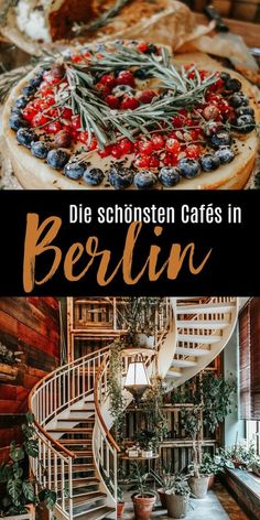 an image of the inside of a restaurant with text overlay that reads die schnsten