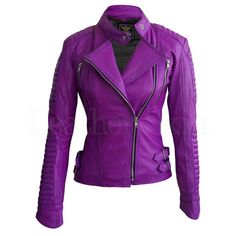 Women Purple Brando Leather Jacket - Leather Skin Shop Purple Leather Jacket, Punk Woman, Western Outfit, Leather Jacket Style, Real Leather Jacket, Leather Skin, Estilo Punk, Genuine Leather Jackets, Purple Leather