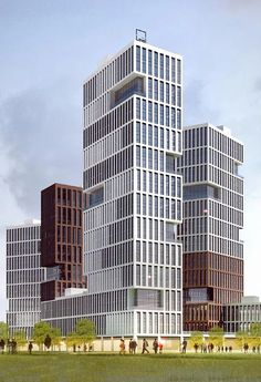 an artist's rendering of the proposed office building in london, england image via wikimo