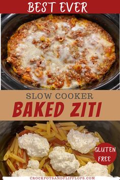 the best ever slow cooker baked ziti recipe is in this round - up