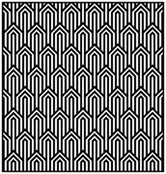 an abstract black and white pattern with lines in the shape of hexagons