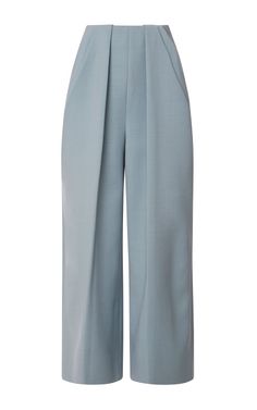 Pant With Symmetric Pleats by DELPOZO - Moda Operandi Trousers Details, Pants Model, Fashion Line, High Waisted Pants, Moda Operandi