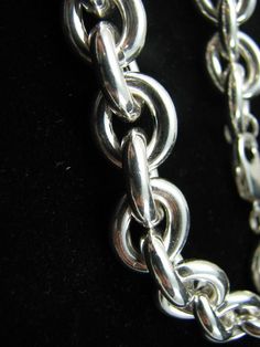 "This amazing beautiful charm bracelet is made of 925 Sterling Silver (not plated, not blended - SOLID!) The bracelet is made of 15X13mm oval Rolo type chain and is 7.5\" size. If you need a different length I can arrange it as well, please contact. A nice stylish bracelet! The Rolo links are smooth and shiny. It comes with a large lobster clasp. If you prefer another clasp (spring, oval lobster, toggle) just let me know and I'll arrange it at no extra cost." Elegant Silver Charm Bracelet With Cable Chain, Sterling Silver Oval Link Charm Bracelet For Formal Occasions, Modern Sterling Silver Bracelet With Rolo Chain, Oval Link Sterling Silver Charm Bracelet For Formal Occasions, Formal Silver Oval Link Charm Bracelet, Sterling Silver Cable Chain Bracelet, Sterling Silver Rolo Chain Bracelet Gift, Silver Oval Chain Bracelet With Polished Finish, Silver Charm Bracelet With Oval Link