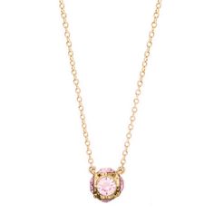 A Delicate Rolo Chain Suspends A Teensy Caged Glass Stone For A Playful, Sparkling Pendant Necklace. 15 1/2" Length; 2" Extender 1/2" Pendant Drop. Lobster Clasp Closure. Spade-N1 12k-Gold Plate/Glass. Brand New. Never Worn. Retail: $98 Dainty Pink Necklace With Delicate Chain, Dainty Single Strand Pink Jewelry, Feminine Pink Jewelry With Adjustable Chain, Pink Pendant Charm Necklace With Delicate Chain, Delicate Pink Single Strand Jewelry, Pink Delicate Round Necklace, Adjustable Pink Clavicle Chain Necklace, Delicate Round Pink Necklace, Elegant Pink Charm Necklaces With Delicate Chain