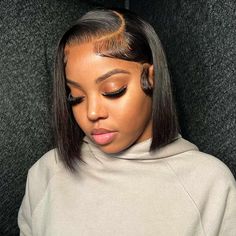 PRICES MAY VARY. 【100% Real Human Hair,No Blend】:Our Bob Wig Human Hair 13x4 Frontal Lace Wig Is 100% Unprocessed Brazilian Virgin Human Hair Material, Cut From A Young Girl Donor;Gorgeous Silky,Smooth,Soft,Stretchy,No Tangle,No Shedding,No Smell,Full And Thick, Reusable, Can Be Bleached,Permed,Dyed, Curled,Straighted, Easy To Style As Your Needs 【Removable Glueless Band,New Design】:Gluless Wigs Human Hair for Black Women,You Have 2 Ways To Install This Wear And Go Glueless 13x4 HD Lace Frontal Short Wig Styles, Frontal Lace Wig, Trendy Bob Hairstyles, Bob Cut Wigs, Frontal Wig Hairstyles, Virgin Hair Wigs, Bob Lace Front Wigs, Frontal Hairstyles, Short Hair Wigs