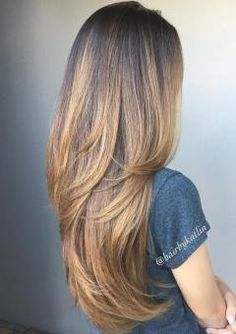 Layers Haircuts, Hottest Haircuts, Coffee Brown Hair, Light Brown Balayage, Women Haircuts, Long Face Hairstyles, Face Shape Hairstyles