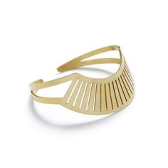 Materials: Raw brass Dimensions: At its widest, the fan focal piece measures 3/4". The cuff is adjustable and fits most adult wrists. Confidence Boosters, Summer Glow, In The Studio, Raw Brass, Mexico City, Portland Oregon, Ring Bracelet, Rose Cut, The Studio