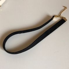 Adjustable Gold Chain! Never Worn Trendy Black Choker For Night Out, Black Suede, Gold Chain, Womens Jewelry Necklace, Gold Chains, Choker, Jewelry Necklaces, Women Jewelry, Necklaces