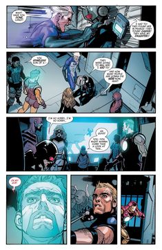 an image of a comic page with some characters talking to each other