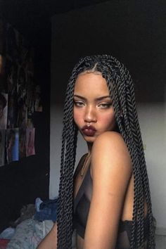 Gelled Hairstyles, Afro Twist, Box Braids Hairstyles For Black Women, Cute Box Braids Hairstyles, Twist Braid Hairstyles, Protective Hairstyles Braids, Women's Hairstyles, Braided Hairstyles For Black Women, African Braids