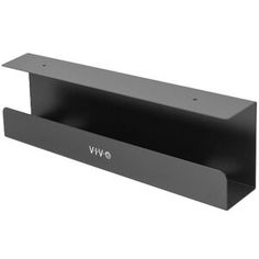 a black shelf with the word vive on it's bottom and two shelves above it