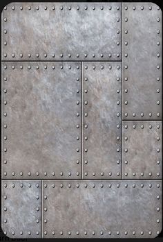 an old metal background with rivets and holes in the center stock photo - 1387982