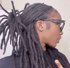 Locs Hairstyles For Women Half Up Half Down, Business Casual Loc Styles, Long Dreadlocks Hairstyles Black Women, Long Loc Hairstyles For Women, Dread Locs Black Women, Long Loc Hairstyles, Short Faux Locs Styles, Locs Hairstyles For Women Long, Dreadlock Hairstyles Black Women