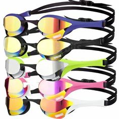 several pairs of sunglasses hanging on a rack