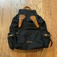 Please Serious Buyers Only! Burberry Backpacks For Women, Brown Standard Backpack With Branded Hardware, Burberry Backpack Women, Burberry Rucksack, Luxury Leather-backed Backpack For Daily Use, Brown Leather-backed Adventure Backpack, Rucksack Backpack, Burberry Bag, Limited Time