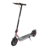 an electric scooter is shown on a white background