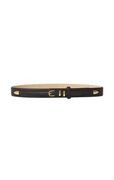 Give your outfit a fitted look with the Black Jax Belt. Crafted from high-quality genuine leather Chic Black Belt With Brass Buckle, Modern Black Belt With Gold-tone Logo Plaque, Black Belt Gold Buckle, B Low The Belt, Black Leather Belt With Gold-tone Hardware, Luxury Black Belt Buckles With Gold-tone Hardware, Functional Fashion, Black Belt, Waist Belt