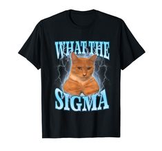 PRICES MAY VARY. ERM, What The Sigma Meme Cat Ironic Brainrot Y2K Shirt. Ironic Meme Quote for sigma man, dad, grandpa, uncle, father, boy, and brother, who are fans of meme funny culture. meowing meme shirt, humor quote, funny saying shirt ERM, What The Sigma Meme Cat Ironic Brainrot Y2K Tshirt. meme Design Its the perfect present idea for father, mother, grandfather, grandmother, aunt, uncle, boys and girls who also love Memes. Lightweight, Classic fit, Double-needle sleeve and bottom hem Silly Shirts, Silly Clothes, Silly Shirt, Funky Shirts, Meme Cat, Y2k T Shirt, Cats Pictures, Silly Cats Pictures, Weird Shirts