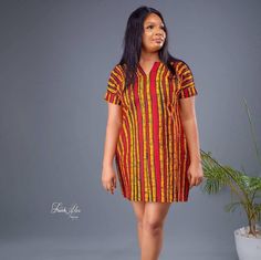 This gorgeous dress is suitable for every occasion. It's made with African Ankara. All items are made from very high quality 100% cotton african print and this item is not an exception. If you would rather prefer a custom size, please leave your bust, waist, biceps and dress length measurements in the note to seller section when you order. However, if you would like more fabric options, kindly let me know. Thank you. Kindly contact me if additional information is required. Thank you and happy sh Yellow Batik Print Dresses, Red Short Sleeve Dress With Batik Print, Festive Batik Print Dress, Festive Multicolor Batik Print Dress, Traditional Yellow Dress With Batik Print, Traditional Mini Dress With Short Sleeves, Elegant Short Sleeve Dress With Batik Print, Yellow Dress With Short Sleeves For Festive Occasions, Yellow Short Sleeve Dress For Festive Occasions