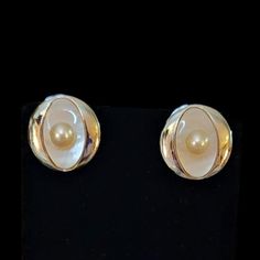 These are beautiful and vintage silver and pearl cuff links. They are in excellent condition.  They stamped with silver on each cuff link.  Top to bottom they are .75". Side to side .75". Pearl is .25" in diameter.  Please check out my other listings. I have designer purses such as Coach, Kate Spade, and Michael Kors. I have plus-size clothing, jewelry, and vintage salt and pepper shakers. Pearl Cufflinks, Jean Purse, Clothing Jewelry, Pearl Cuff, Vintage Salt And Pepper Shakers, Designer Purses, Black Leather Wallet, Purple Leather, Purses Designer