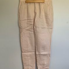 Nwot (New Without Tags) Massimo Dutti Brand Women's Pink Linen Pants Tapered Leg Size 6 Lightweight And Breathable Fabric Versatile And Stylish Design Perfect For Summer Office Business Wear Pink Tapered Leg Workwear Pants, Pink Tapered Leg Pants For Work, Pink Linen Bottoms For Spring, Pink Linen Pants With Pockets, Pink Tapered Leg Bottoms For Work, Pink Linen Straight Pants, Casual Pink Linen Pants, Spring Pink Tapered Leg Pants, Pink Tapered Leg Bottoms For Spring