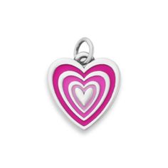 Buy Enamel Radiant Heart Charm for USD 68.00 | James Avery Pink Heart Charms For Mother's Day, Pink Heart Charm For Mother's Day, Pink Charms For Valentine's Day Anniversary, Pink Charms For Anniversary On Valentine's Day, Pink Heart Pendant Charms As Gift, Pink Charms For Anniversary And Valentine's Day, Pink Charms For Anniversary Or Valentine's Day, Pink Open Heart Necklace For Anniversary, Heart-shaped Sterling Silver Charms For Valentine's Day