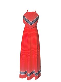 "TIANA" dress 1970s vintage red striped, backless maxi dress - that ties both around the neck & back for a PERFECT FIT.  UK size - 6/8 (modern day) Bust - "34 Length - "59 PLEASE BE AWARE THAT THIS ITEM IS ALSO LISTED ON OTHER SITES TO AND BECAUSE IT IS GENUINE VINTAGE, IT IS A UNIQUE ITEM; A ONE OFF - SO WHEN IT IS SOLD, IT CANNOT BE FOUND ANYWHERE ELSE! WHEN IT IS GONE - IT HAS REALLY GONE All items are tracked. Any questions? Please do not hesitate to ask me!   Thank you for looking! Erica SH Tiana Dress, Boho Hippie Dress, Purple Maxi, Robes Vintage, Vintage Mini Dresses, Backless Maxi Dress, Strappy Maxi Dress, Floral Maxi Skirt, Backless Maxi Dresses