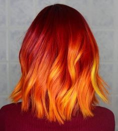 Red Orange Hair Color, Orange Hair Color, Orange Hair Dye, Yellow Hair Color