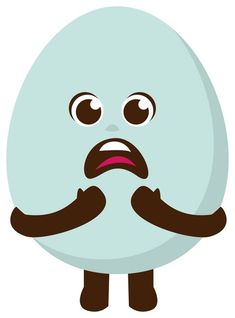 an egg with a mustache on it's face and hands in front of its eyes