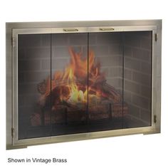 an image of a fire place that is on display