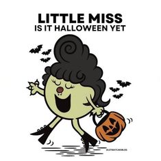 a little miss halloween decoration is featured in this ad for the home decor company, which sells