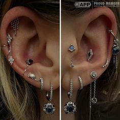 there are many different types of ear piercings