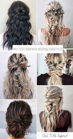 New Braided Hairstyles, Bohemian Wedding Hair, Teenage Hairstyles, Bride Hairstyle, Boho Wedding Hair, Hair Extensions Best, Shoulder Hair, Long Hair Wedding Styles, Braids With Curls