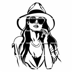 Modern Chic Decor, Black Woman Vector Art, Stylish Interior Design, La Fashion, Modern Chic, Wall Artwork, Chic Decor, Silhouette Studio, Illustrator