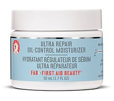 First Aid Beauty Ultra Repair Oil-Control Moisturizer instantly mattifies and delivers weightless hydration. The ultra-light formula provides hydration for skin and helps to deliver a powder-soft finish.  How To Use: Apply evenly over clean, dry skin. Use daily in the morning and evening.  From First Aid Beauty.  Includes: Priming Moisturizer, Moisturizer For Sensitive Skin, Collagen Cream, Lightweight Moisturizer, Moisturizer For Oily Skin, Cruelty Free Brands, Beauty Oil, First Aid Beauty, Best Moisturizer