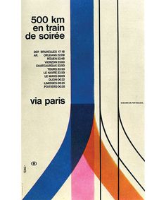 an advertisement for the 50th anniversary of the paris metro station, designed by jean - paul