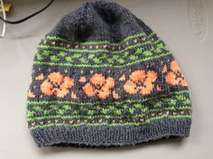 Ravelry: California Poppies Hat pattern by bunnymuff - Mona Zillah Poppy Hat, Swirl Hat, California Poppies, Hat Knitting Pattern, Hat Knitting, California Poppy, Fair Isle Knitting, Hat Knitting Patterns, Knitting Techniques