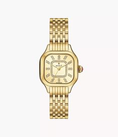 Meggie Gold-Plated Diamond Dial Watch Timeless Yellow Gold Diamond Watch With Round Dial, Timeless Diamond Watch With Skeleton Dial, Yellow Gold Diamond Watch With Rectangular Dial, Timeless Diamond Watch With Metal Dial For Anniversary, Yellow Gold Diamond Watch With Metal Dial For Formal, Classic Gold Diamond Watch, Timeless Diamond Watch For Anniversary, Diamond Watch With Skeleton Dial And Round Dial, Classic Yellow Gold Diamond Watch For Evening