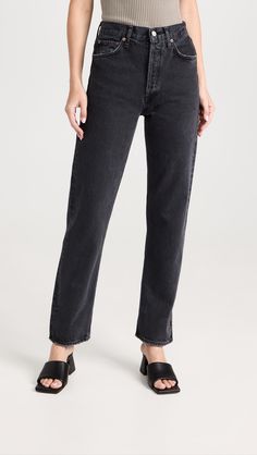 Fast Free Shipping & Free Returns on AGOLDE 90s Pinch Waist High Rise Straight Jeans at Shopbop. Shop new arrivals from AGOLDE at Shopbop.com Chunky Loafers Outfit, Concert Outfit Winter, Loafers Outfit, High Rise Straight Jeans, Agolde Jeans, 90s Looks, New Years Eve Outfits, Tapered Jeans, Waist Jeans