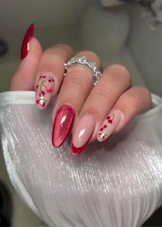 Polygel Nail Inspo Almond, Almond Inspo Nails, Nails Idea Almond, New Trending Nails 2024, Nails For Concert, Short Gel X Nail Designs, Short Almond Nails Designs, Almond Nail Art Designs, Almonds Nails