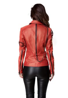 Biker Jacket Women, Plus Size Leather Jacket, Leather Jacket For Women, Designer Leather Jackets, Womens Biker Jacket, Real Leather Jacket, Biker Leather, Lady Biker, Jacket For Women