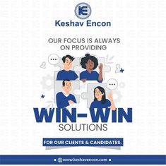 an ad for the keshav encon campaign with four people on puzzle pieces