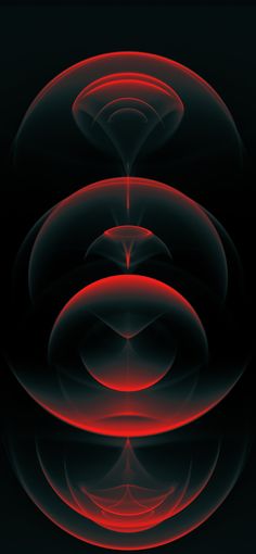 an abstract red and black background with circles