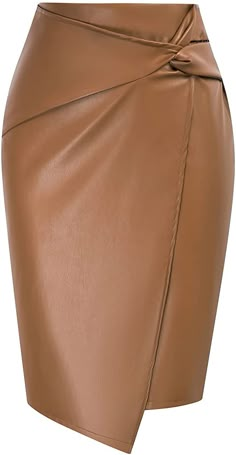 Pencil Skirt Work, Pencil Skirt Casual, Bodycon Pencil Skirt, Bodycon Midi Skirt, Leather Pencil Skirt, Elegant Skirt, Pencil Skirts, Skirts For Women, Wear To Work