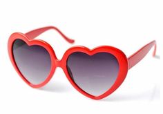 These heart shaped sunglasses are a super cute accessory for any gal! Chic Heart-shaped Sunglasses For Summer, Trendy Heart Print Sunglasses For Valentine's Day, Trendy Valentine's Day Sunglasses With Heart Print, Cute Heart Print Sunglasses For Valentine's Day, Casual Heart-shaped Sunglasses With Heart Print, Trendy Heart-shaped Sunglasses For Valentine's Day, Trendy Heart-shaped Sunglasses With Heart Print, Trendy Heart-shaped Tinted Sunglasses, Trendy Heart Shaped Tinted Sunglasses