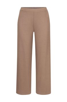 These slightly cropped relaxed wide leg pants create an effortlessly chic look that's perfect for remote work or jet-setting adventures. Embrace the luxurious feel of Supima cotton as you embrace the world, one soft step at a time.  At LOSANO we help elevate every moment with clothing that is better for you! Encased elastic waistband Relaxed wide leg Slightly cropped length Mid rise Buttery-soft ribbed fabric PFA Free BPA Free Moisture Wicking Breathable Enhanced Color Protection Made from susta Chic Beige Cropped Wide Leg Pants, Beige Cropped Wide Leg Pants For Work, Chic Cropped Leg Loungewear Pants, Chic Cropped Leg Lounge Pants, Pine Bark, Relax Pants, World One, Supima Cotton, Ribbed Fabric