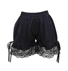 Bloomers Shorts, Diy Vetement, Mode Inspo, Lolita Dress, Gothic Lolita, Pants Color, Black Shorts, Fashion Sense, Black Fabric