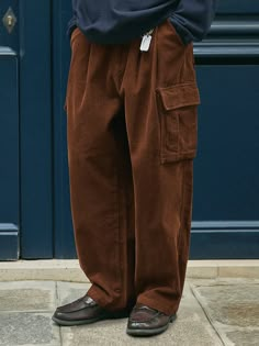 Editor's NotesThis is a cargo pants made out of corduroy fabric that has a soft touch, sturdy structure, and high heat retention. - Cotton corduroy fabric- Side cargo pockets- Rip resistant fabricMeasurements (in.)M/L/XL- Length: 40.55 in / 41.34 in / 42.13 in- Waist: 12.99 in / 14.17 in / 15.35 in- Hip: 24.41 in / 25.59 in / 26.77 in- Hem: 9.45 in / 9.84 in / 10.24 inComposition & Care- Cotton 100%- Hand wash recommended- Do not dry clean- Do not bleachDesigner- by FLUKE Cargo Pants Corduroy, Courderoy Pants Outfits Male, Casual Corduroy Cargo Pants With Patch Pockets, Corduroy Straight Leg Utility Bottoms, Utility Style Corduroy Straight Leg Bottoms, Utility Corduroy Straight Leg Bottoms, Utility Corduroy Pants With Pockets, Utility Corduroy Pants With Cargo Style, Relaxed Fit Corduroy Bottoms With Pockets