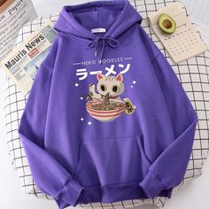 Cute Pullovers, Comfy Streetwear, Harajuku Street Style, Harajuku Street, Vintage Background, Kawaii Harajuku, Baby Tees Y2k, Y2k Baby Tee, Cat Hoodie