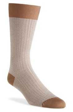 Men's Pantherella 'Fabian - Vintage Collection' Egyptian Cotton Blend Socks - Brown Egyptian Cotton, Classic Pattern, Vintage Collection, Cotton Blend, Socks, Nordstrom